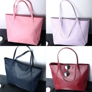 Women faux leather handbag
